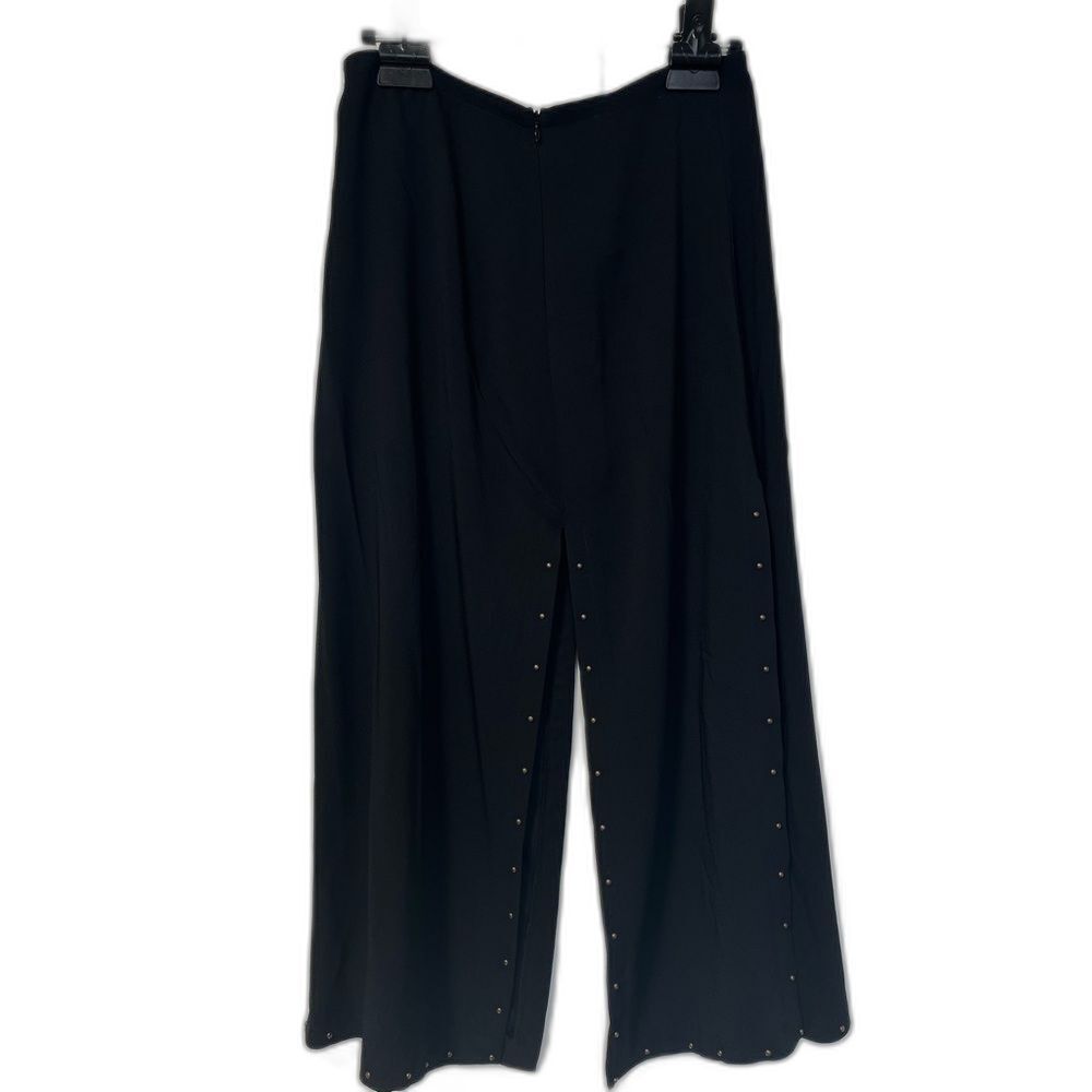 See By Chloe Black midi studded high slight skirt size 10 - Picture 2 of 12